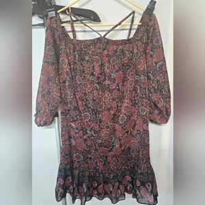 Floral Off-Shoulder Dress